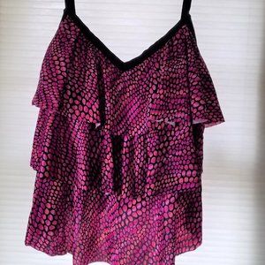 Catherine's Hot Pink Tankini